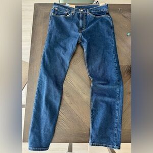Levi’s 505 Regular Stretch Men’s Dark Denim Jeans 34x32. NWT